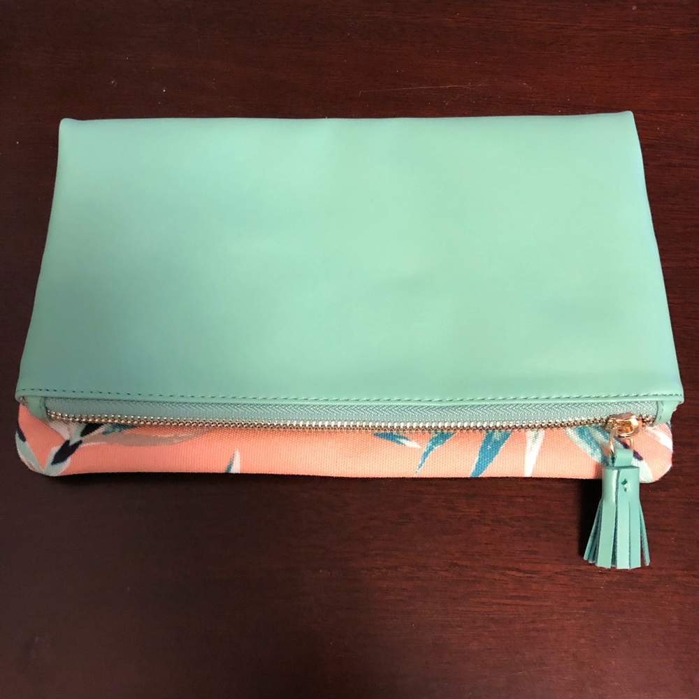 Rachel Pally Reversible Palm Print Envelope Clutch